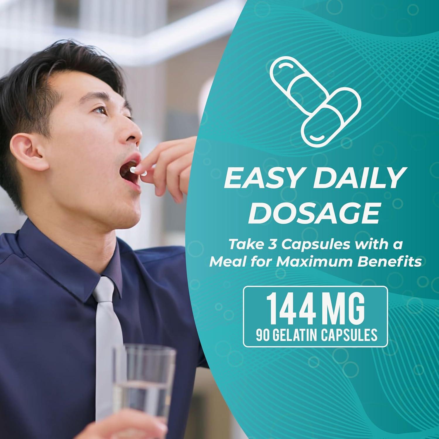 Magnesio L-Treonato Orgánico Puro 2000 mg Leaping Lynx - 90 Cápsulas