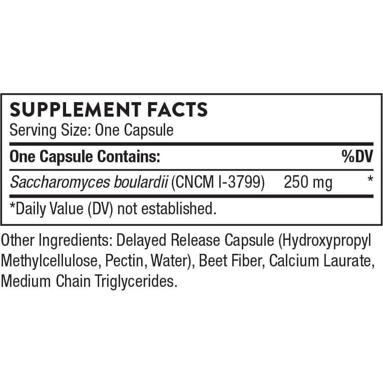 Thorne Sacro-B Probiotico 60 Cápsulas - Salud Digestiva e Inmunológica