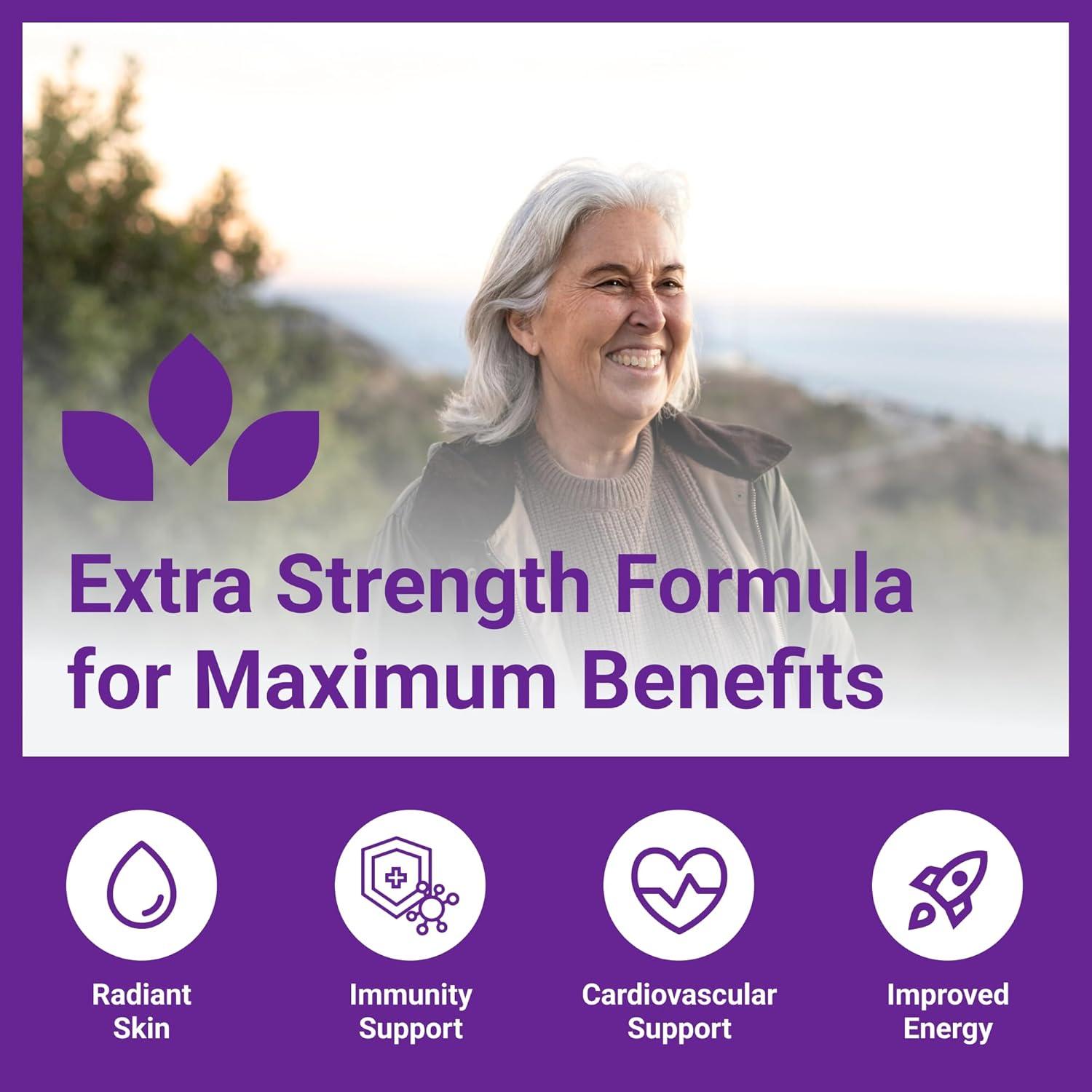 Suplemento de Resveratrol Luma Nutrition 600mg - 98% Pureza - 60 Cápsulas Veganas