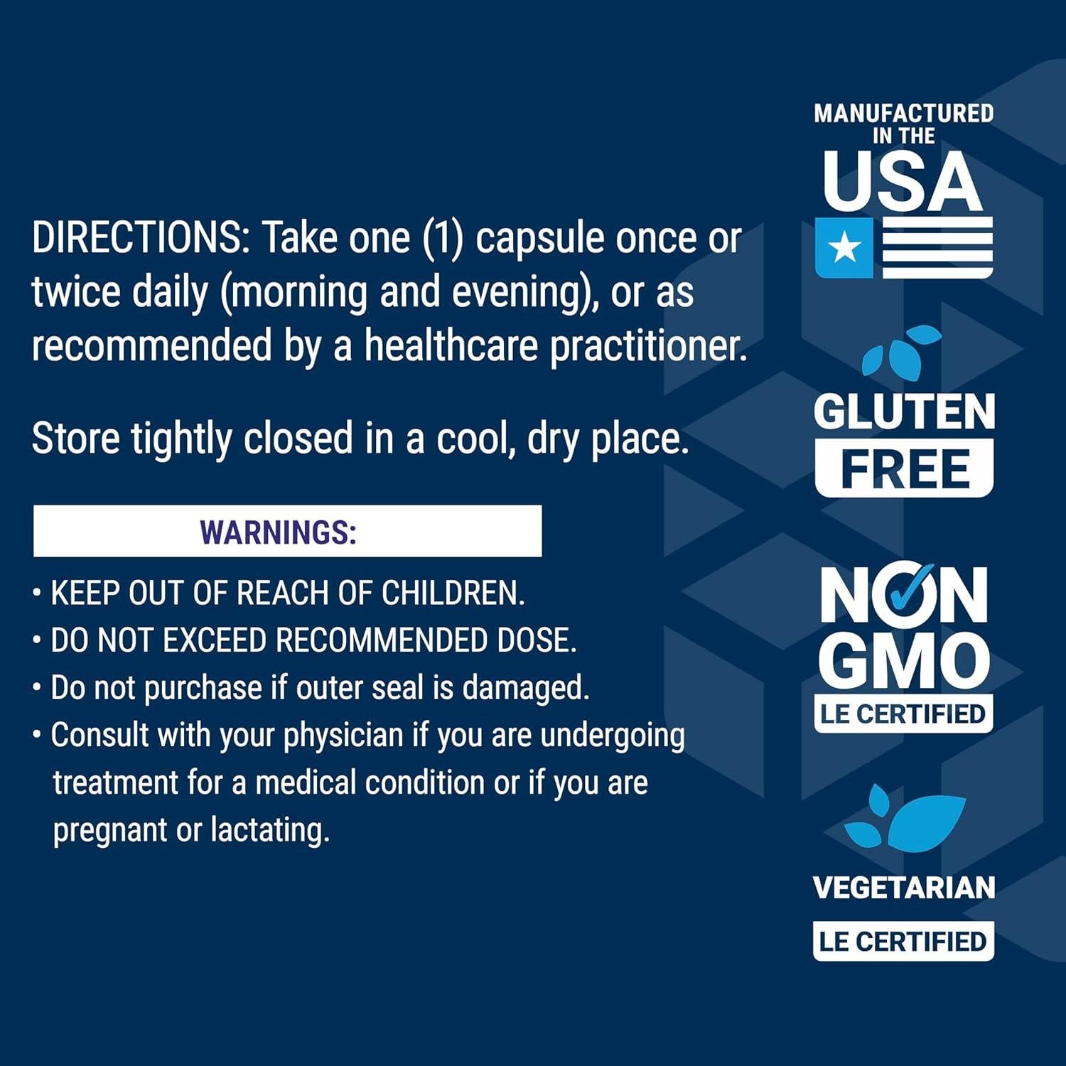 Suplemento Antiestrés Life Extension con Melisa y L-teanina, 30 Cápsulas