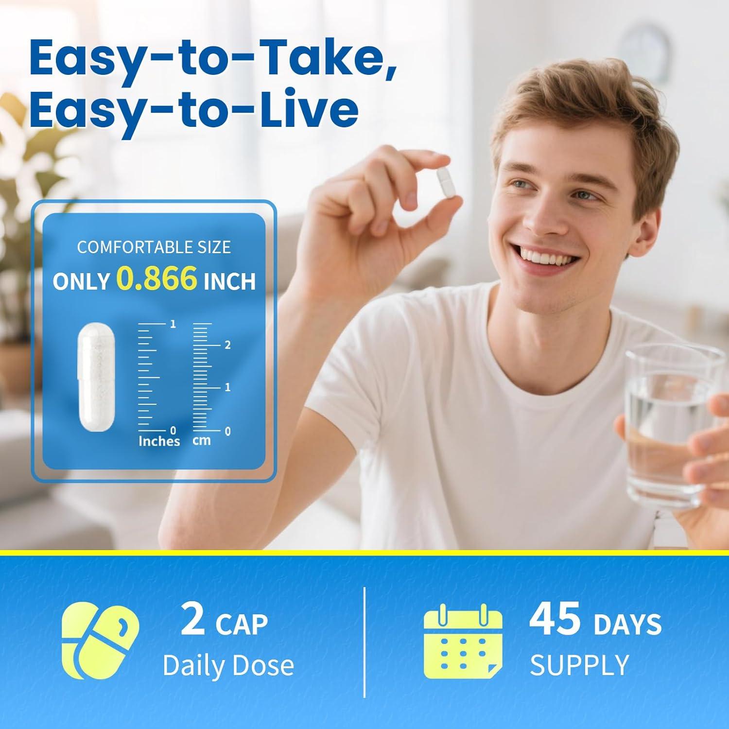 Complejo de Magnesio 500mg Lukaree - 90 Cápsulas Veganas