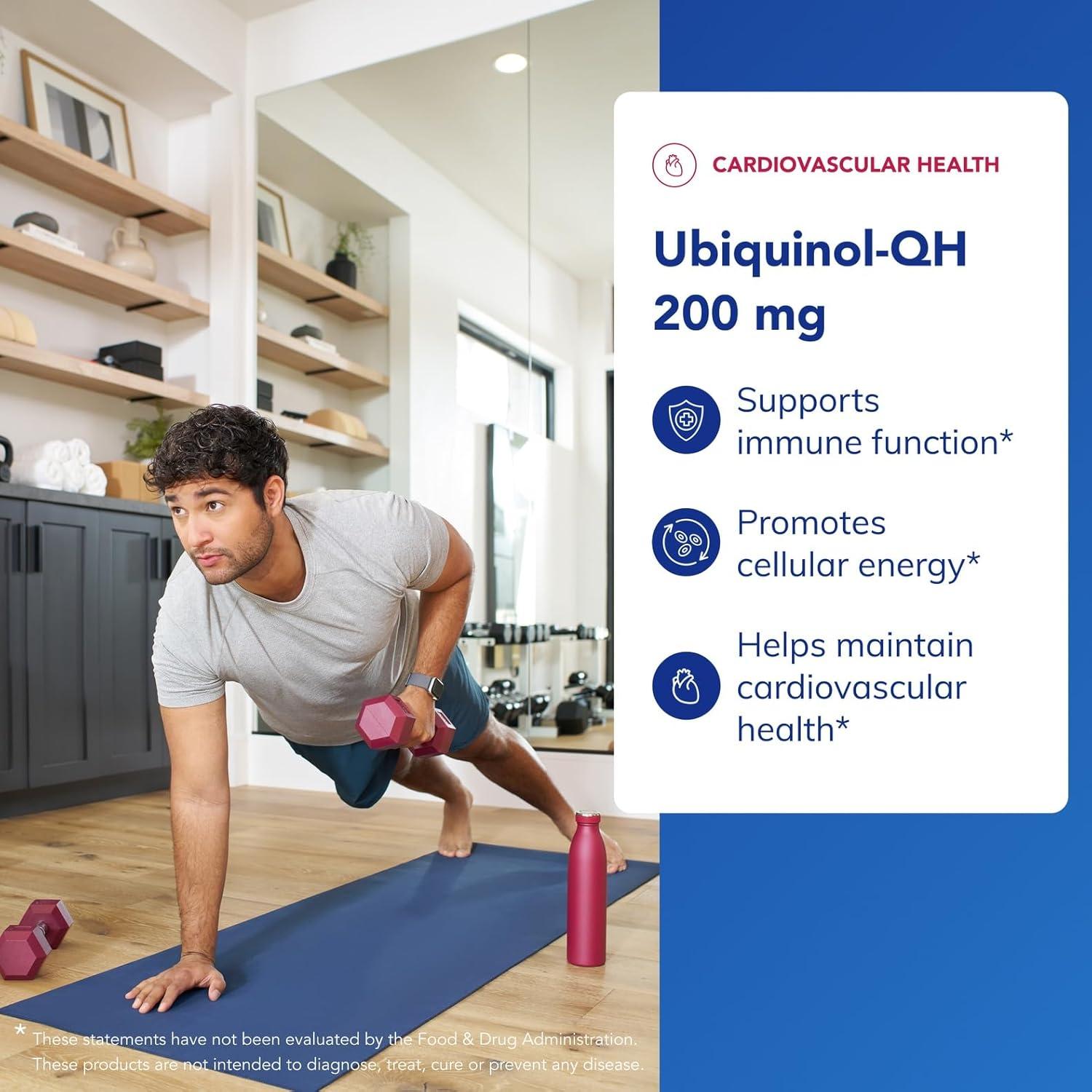 Suplemento Ubiquinol-QH 200 mg Pure Encapsulations - 60 Cápsulas
