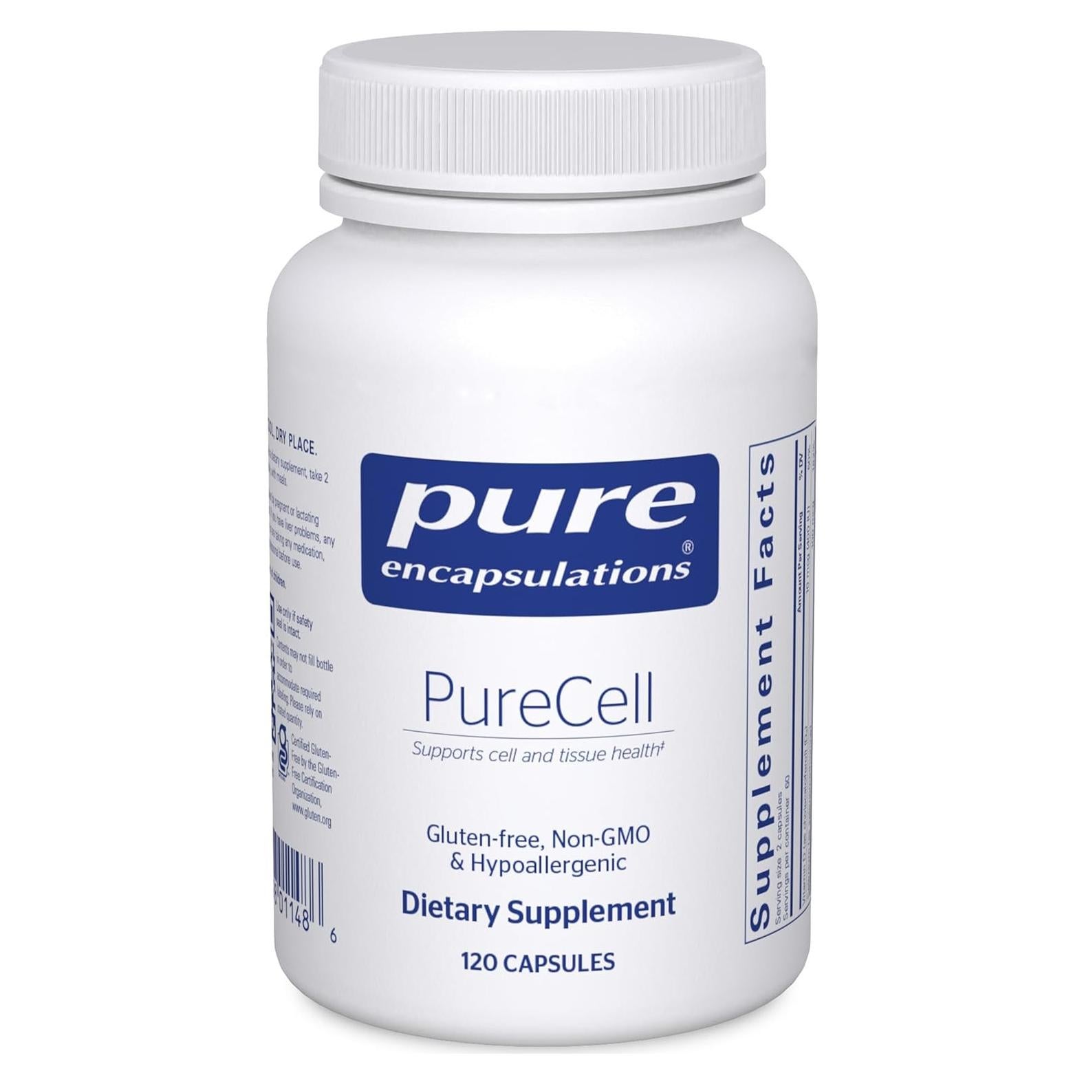 Suplemento Antioxidante Pure Encapsulations PureCell 120 Cápsulas