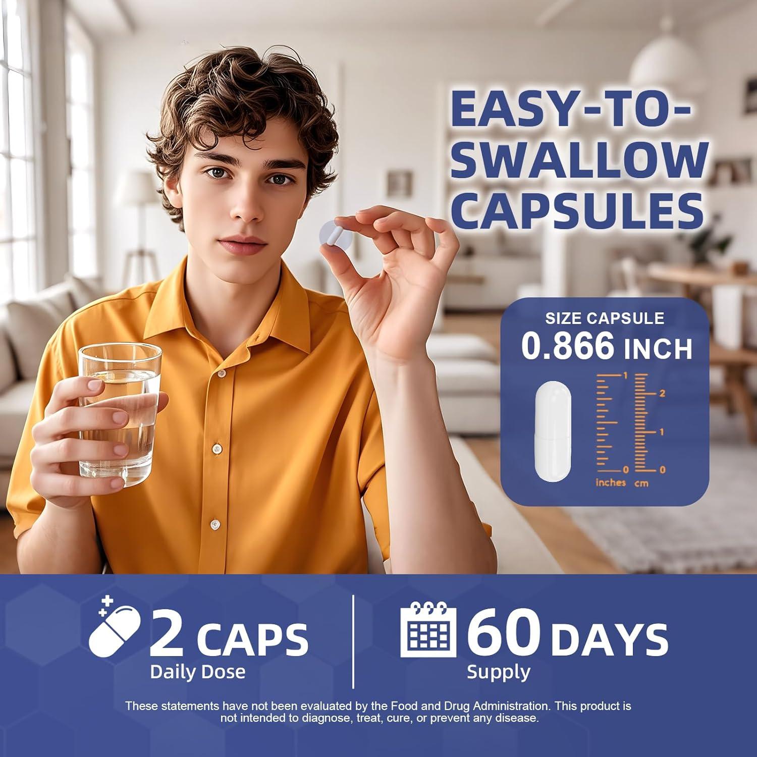 Suplemento de Magnesio Triple GREENPEOPLE 300mg 120 Cápsulas