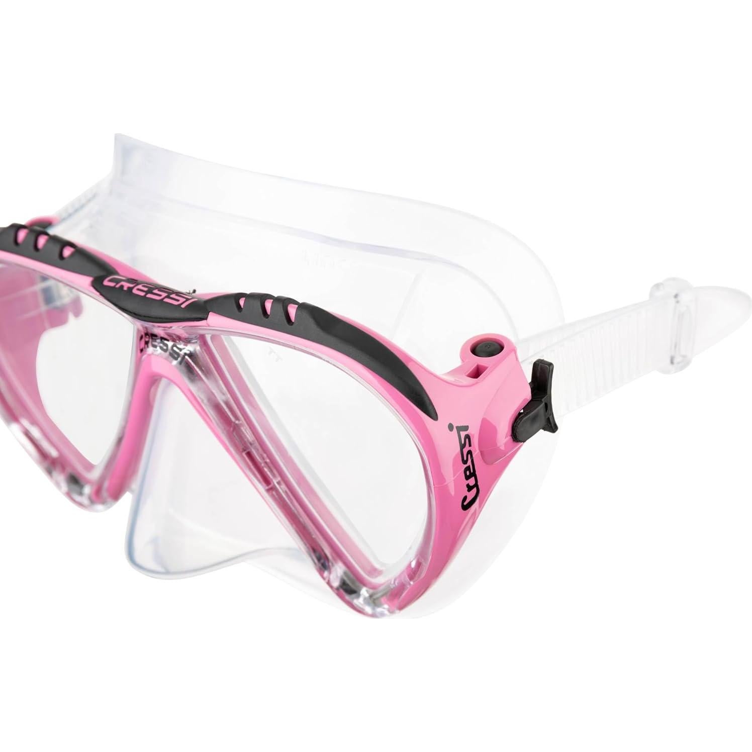 Máscara de Buceo Cressi Lince Claro/Rosa para Adultos