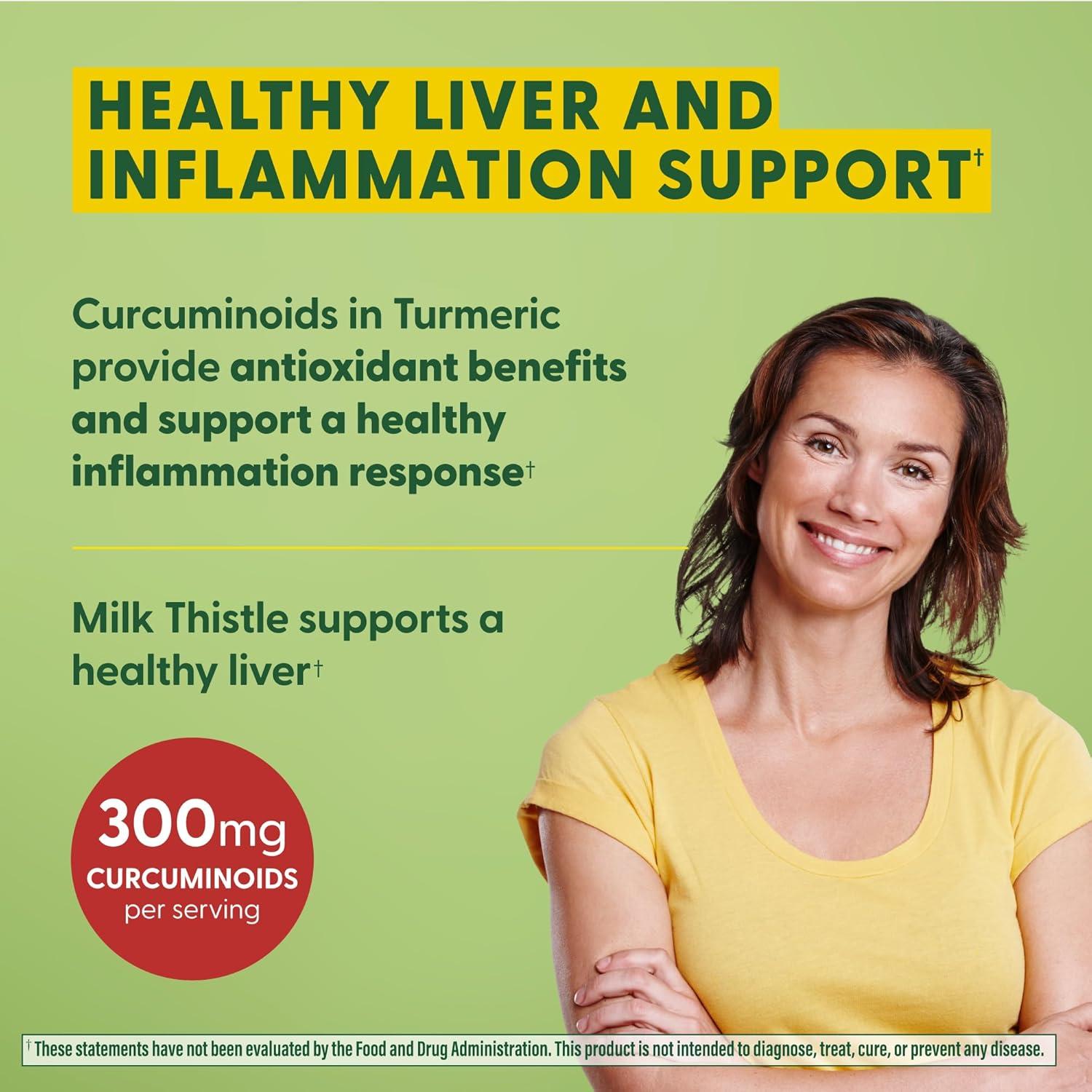 Suplemento de Cúrcuma MegaFood 300mg - 60 Tabletas Veganas