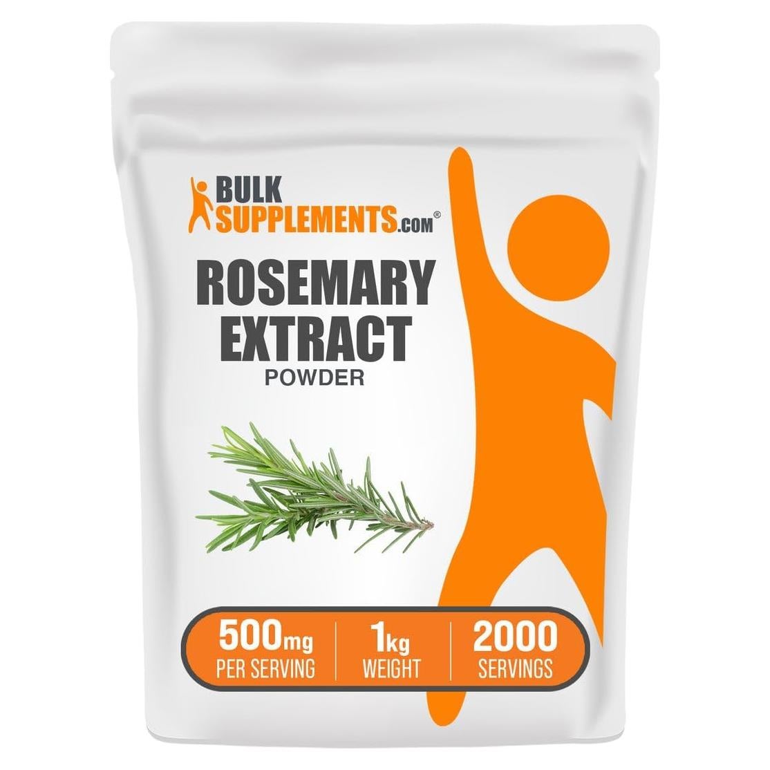 Polvo de Extracto de Romero BulkSupplements 1kg - Suplemento Herbal