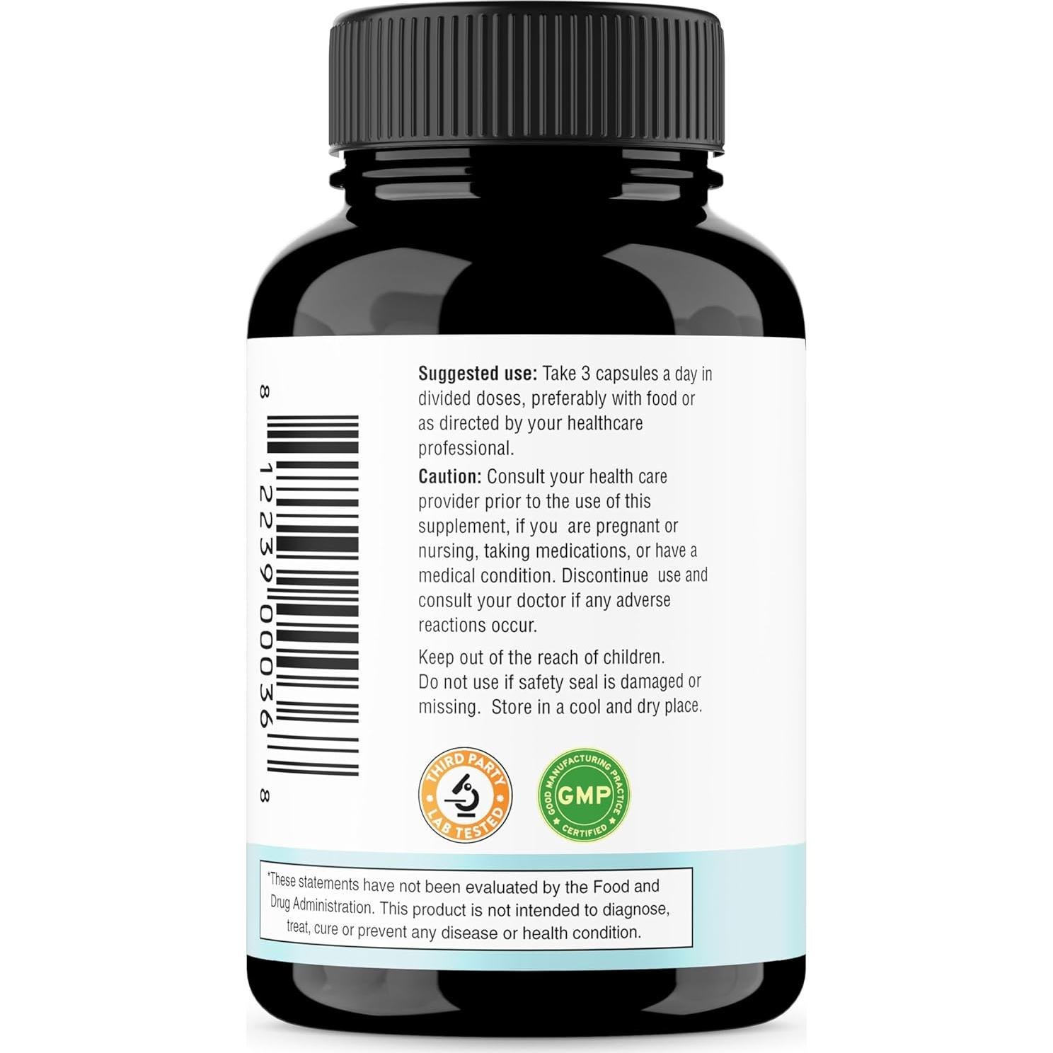 Glicinato de Magnesio Lisina Sandhu 120 Cápsulas Veganas