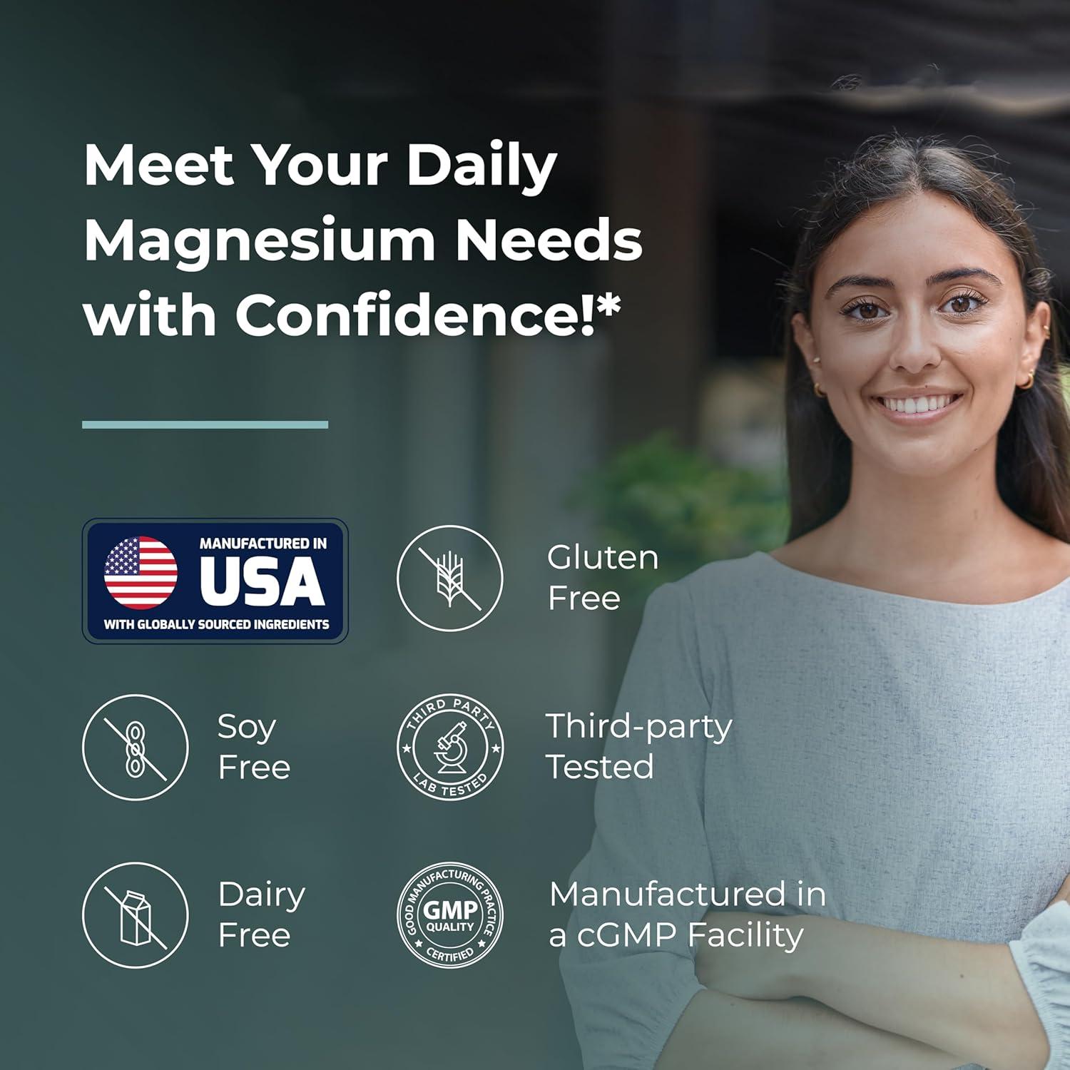 Glicinato de Magnesio Lisina Sandhu 120 Cápsulas Veganas