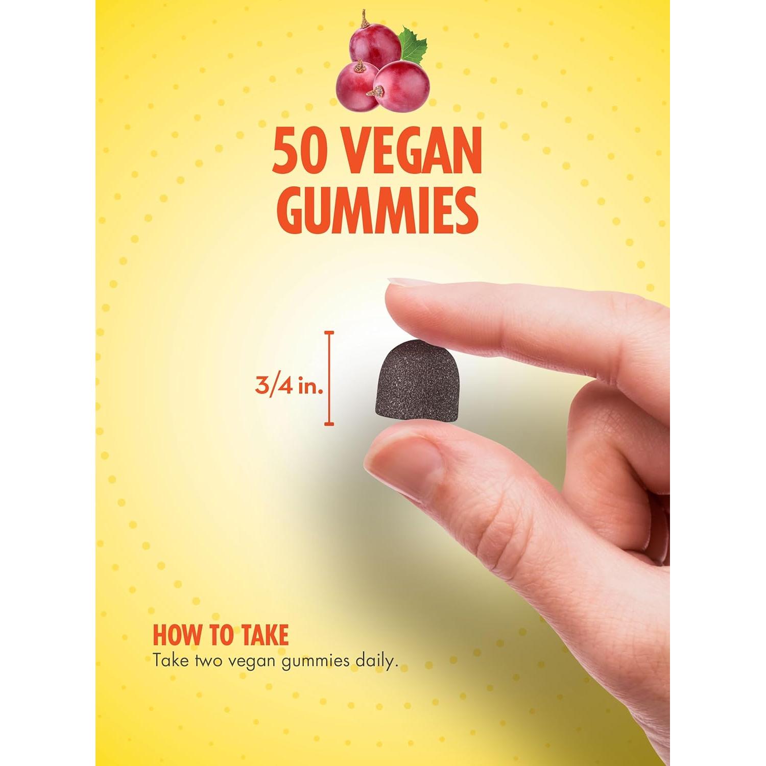 Gomitas de Magnesio Glicinato Sundance 200mg 50 Unidades Sabor Uva