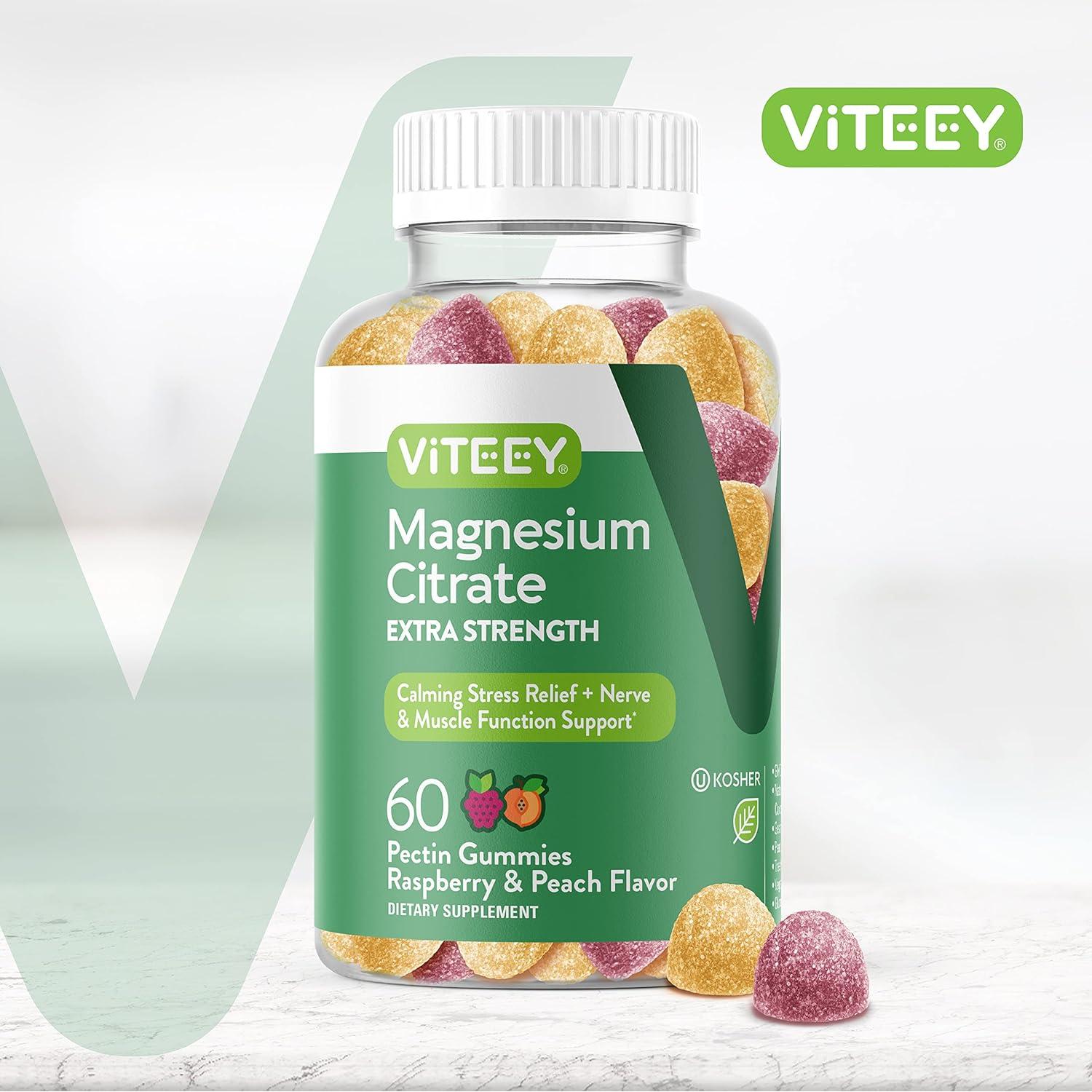Gomitas de Magnesio VITEEY 170mg - 60 Unidades Veganas