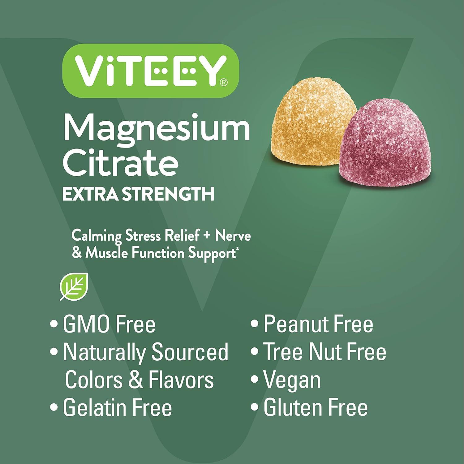 Gomitas de Magnesio VITEEY 170mg - 60 Unidades Veganas