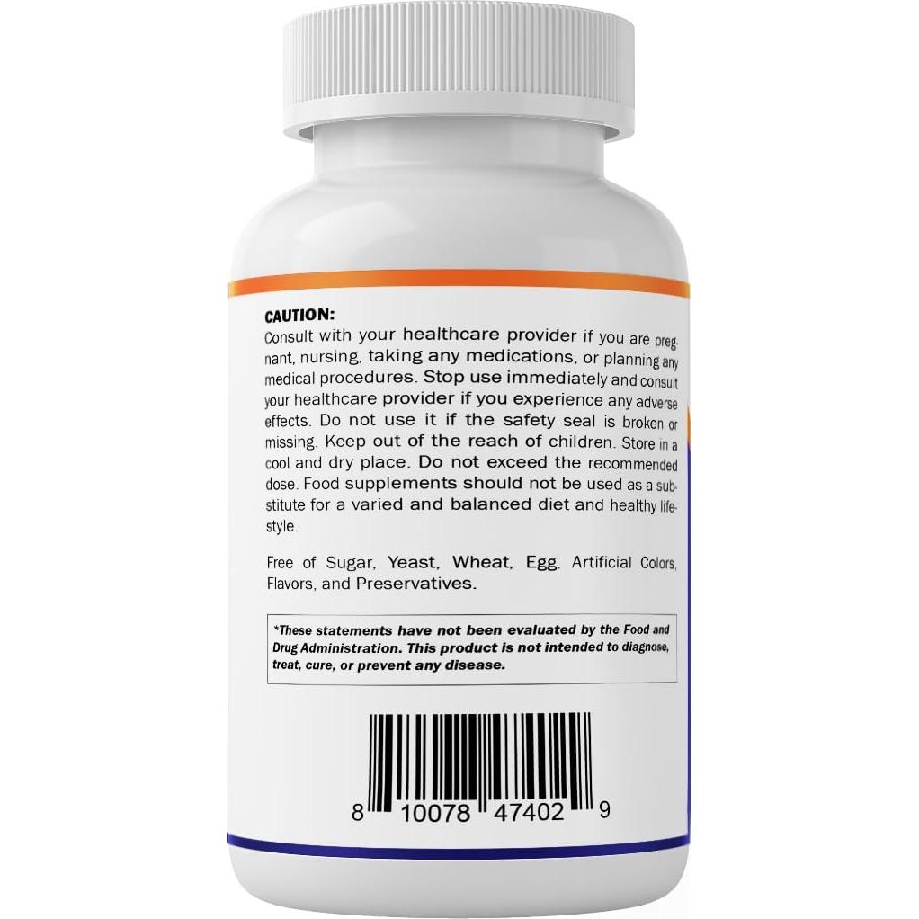 Citrato de Magnesio Vitamatic 500mg 180 Cápsulas Vegetarianas