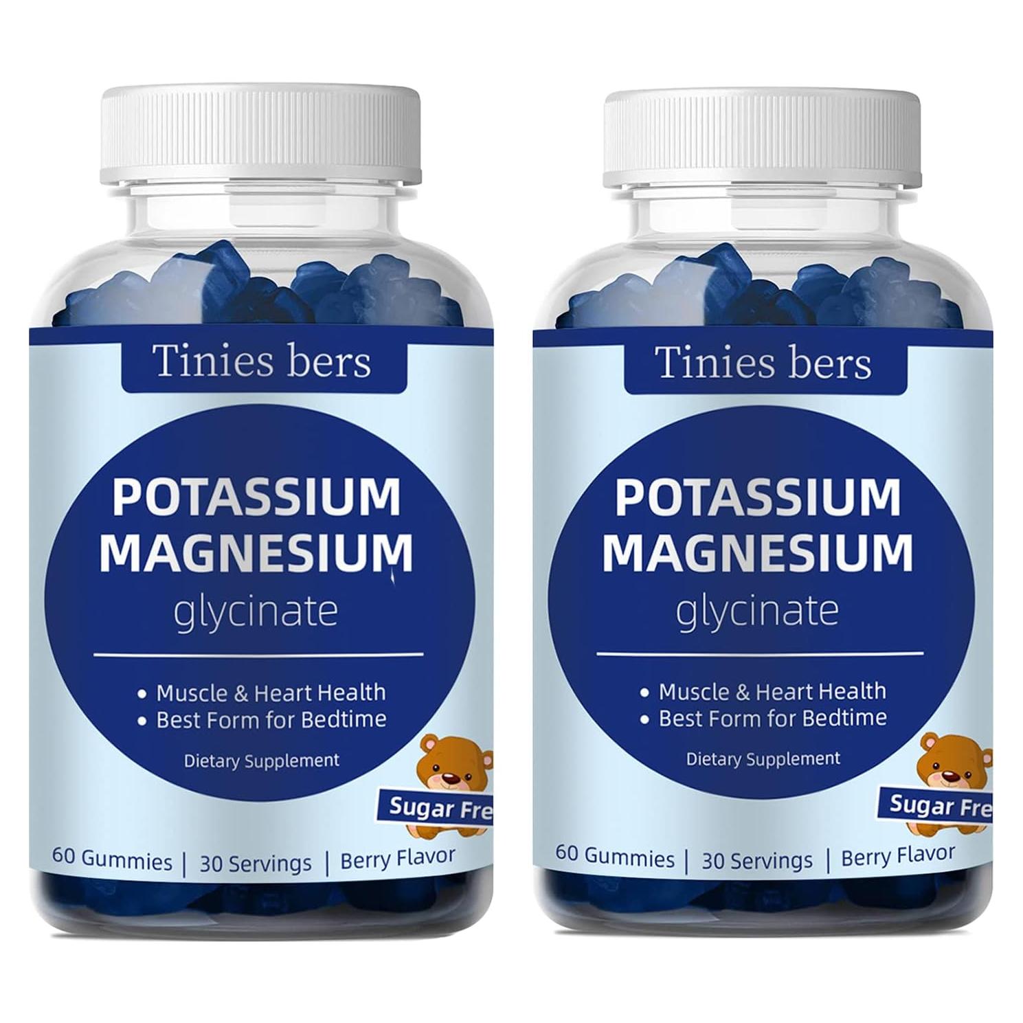 Gomitas de Potasio y Magnesio Tinies Bers 120 g Sin Azúcar