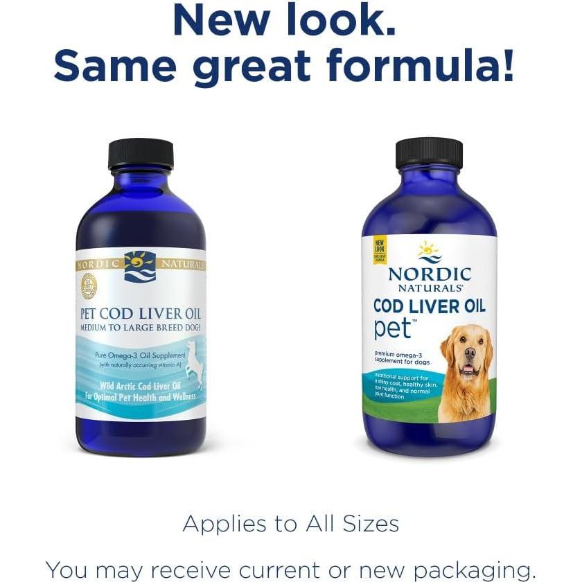 Aceite de Hígado de Bacalao para Perros Nordic Naturals 453 g