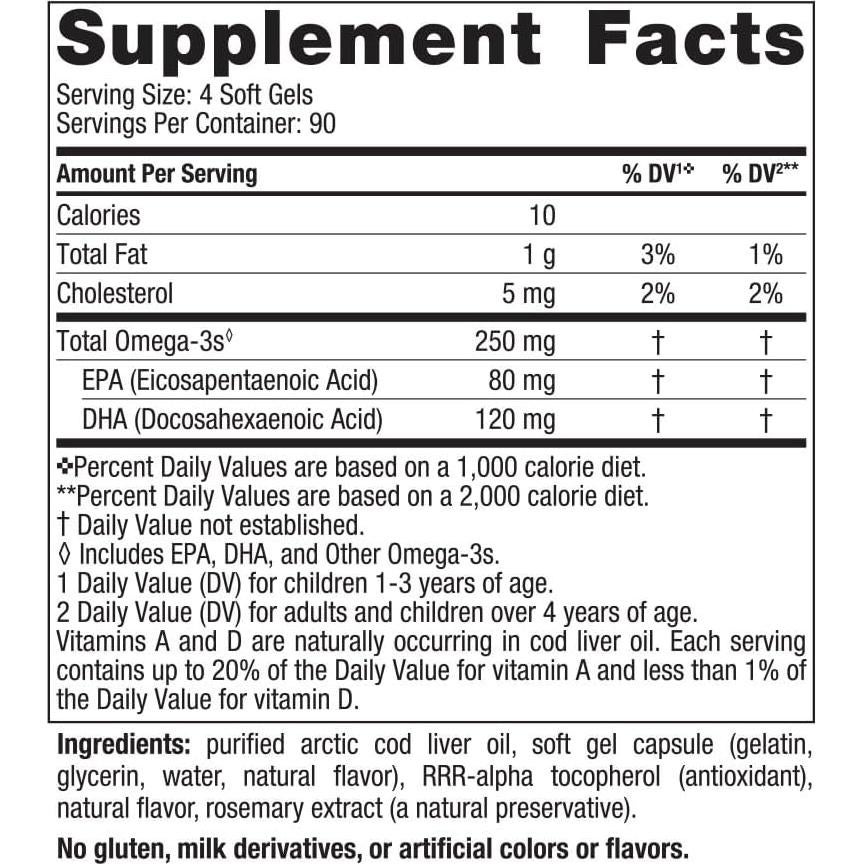 DHA Infantil Nordic Naturals 360 Geles Blandos Fresa 250 mg