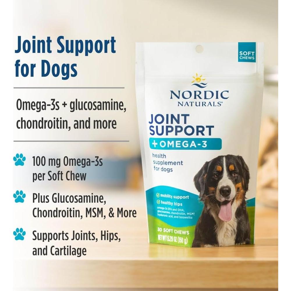 Galletas Blandas para Perros Nordic Naturals - Soporte Articular Omega-3