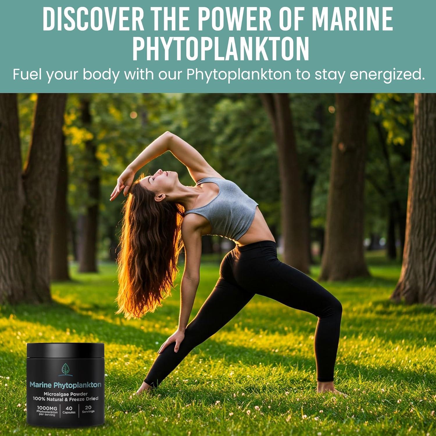 Cápsulas de Fitoplancton Marino Holistic Bin 40g | Suplemento Vegano Omega 3