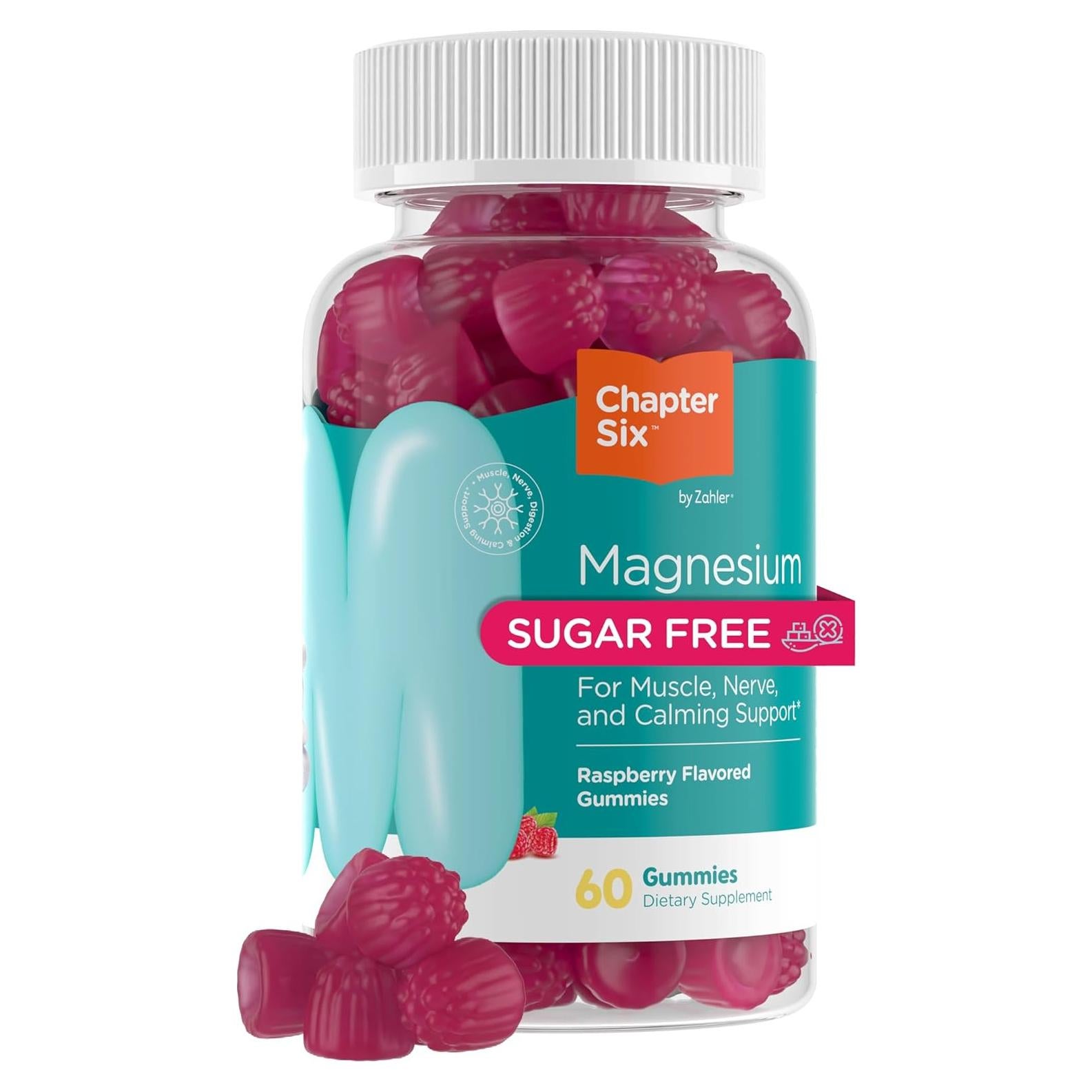 Gomitas de Magnesio Zahler Sin Azúcar 60 Unidades - Relajación