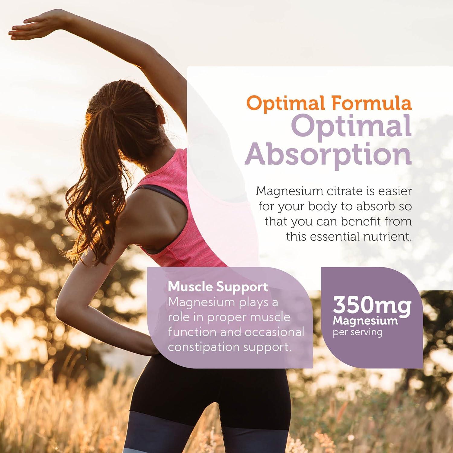 Suplemento de Magnesio en Polvo Zahler 240g Sabor Frambuesa-Limón