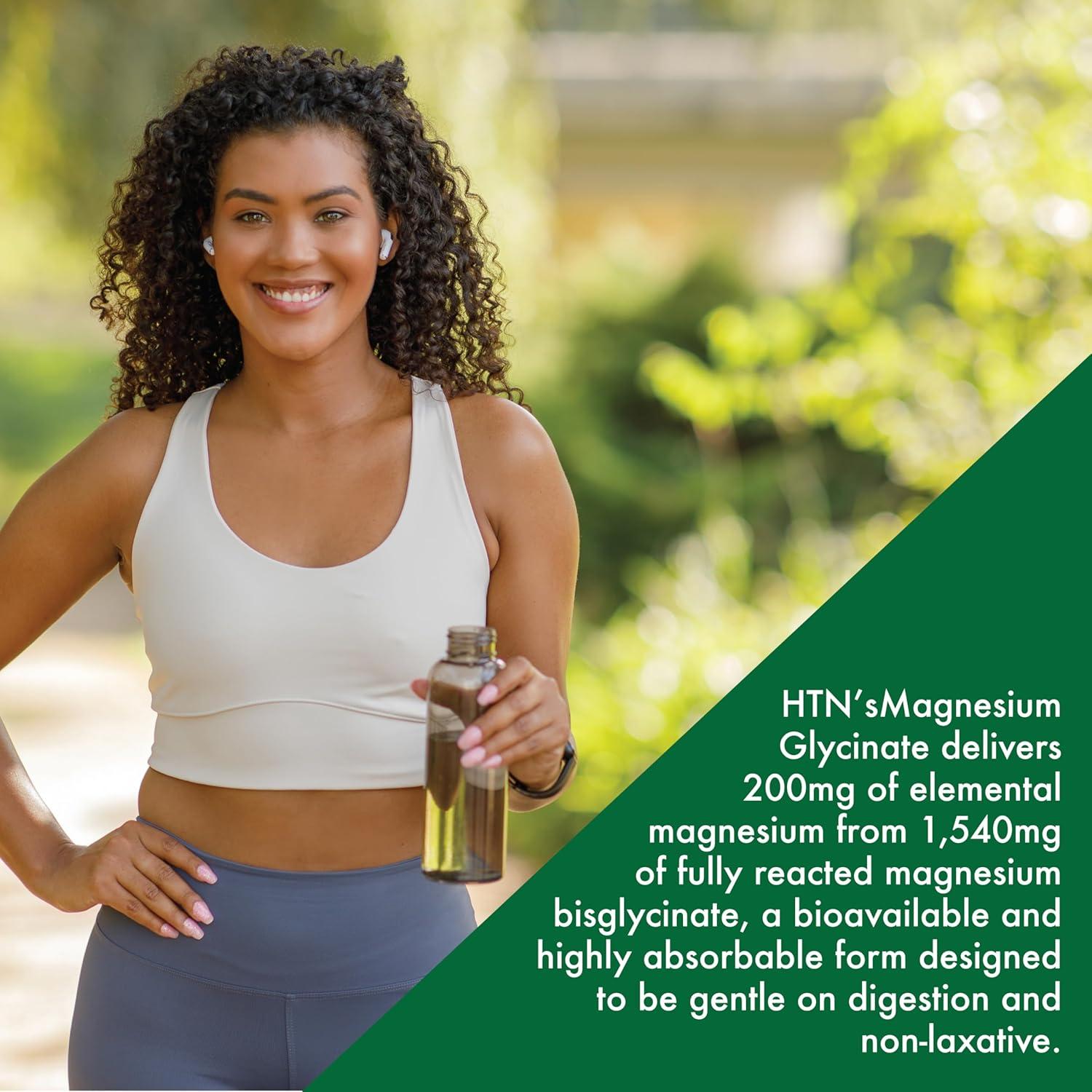 Glicinato de Magnesio 200mg 120 Tabletas Health Thru Nutrition