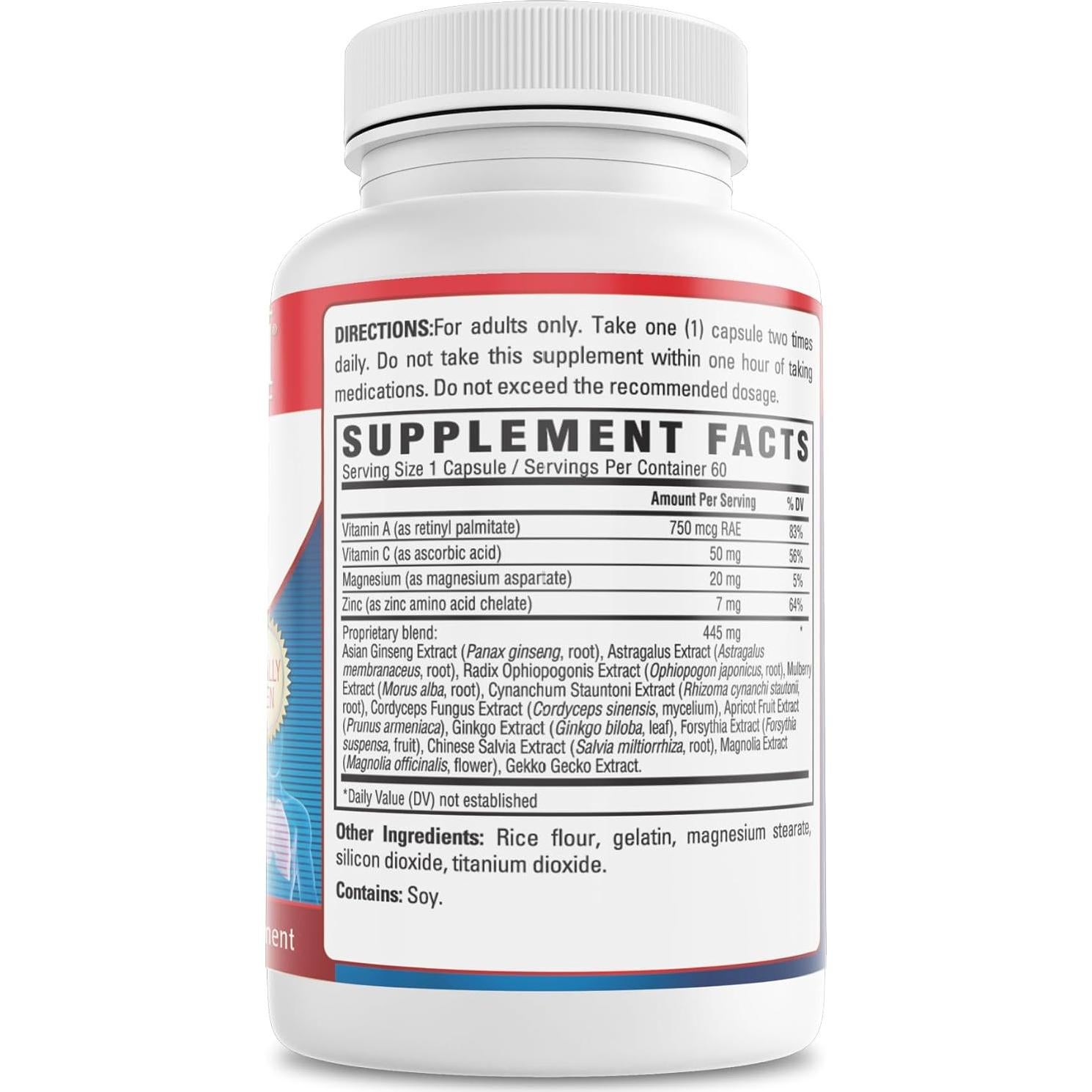 Suplemento Pulmonar U.S. Doctors' Clinical - 60 Cápsulas