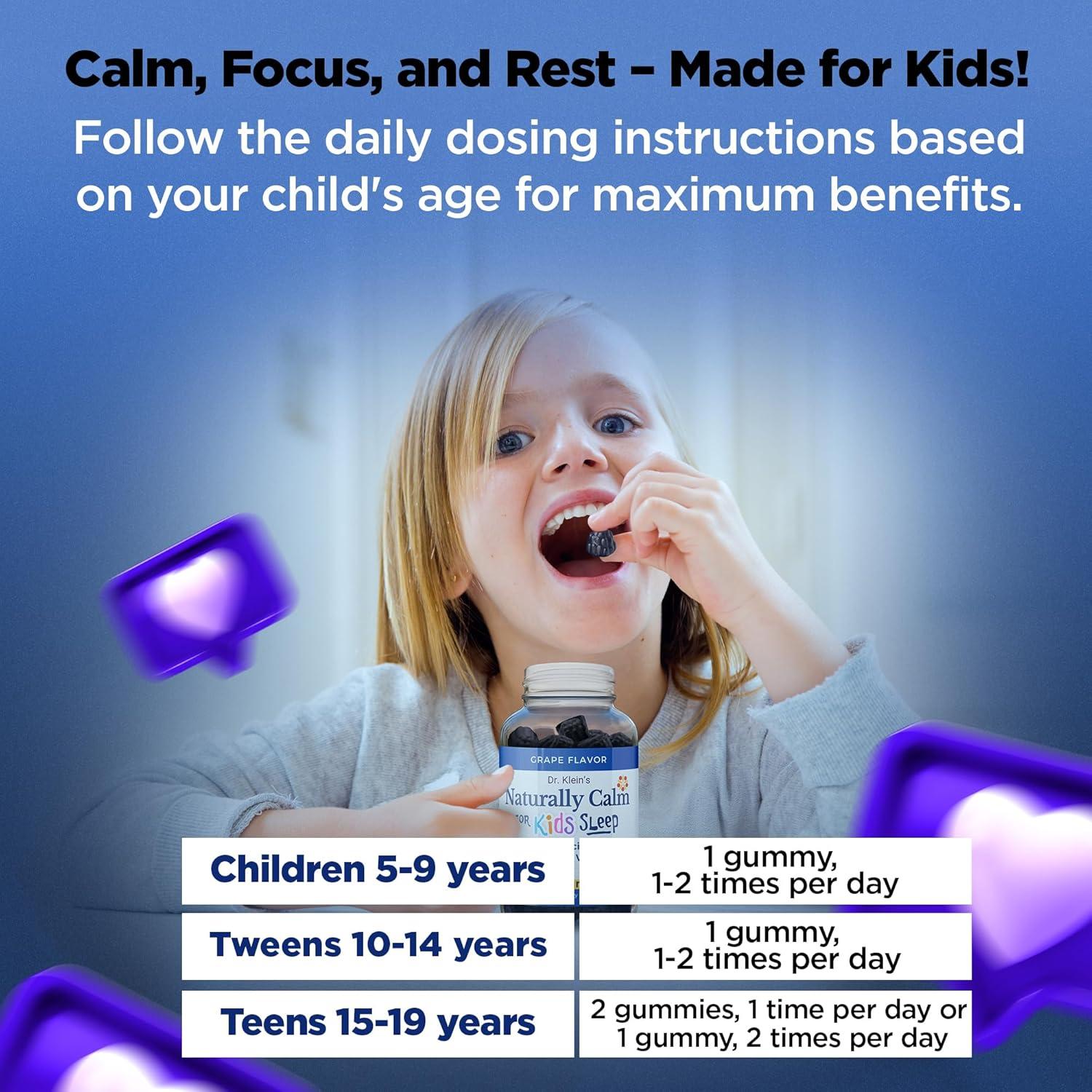 Gomitas Calmantes Dr. Klein para Niños 60 Unidades - Sin Azúcar