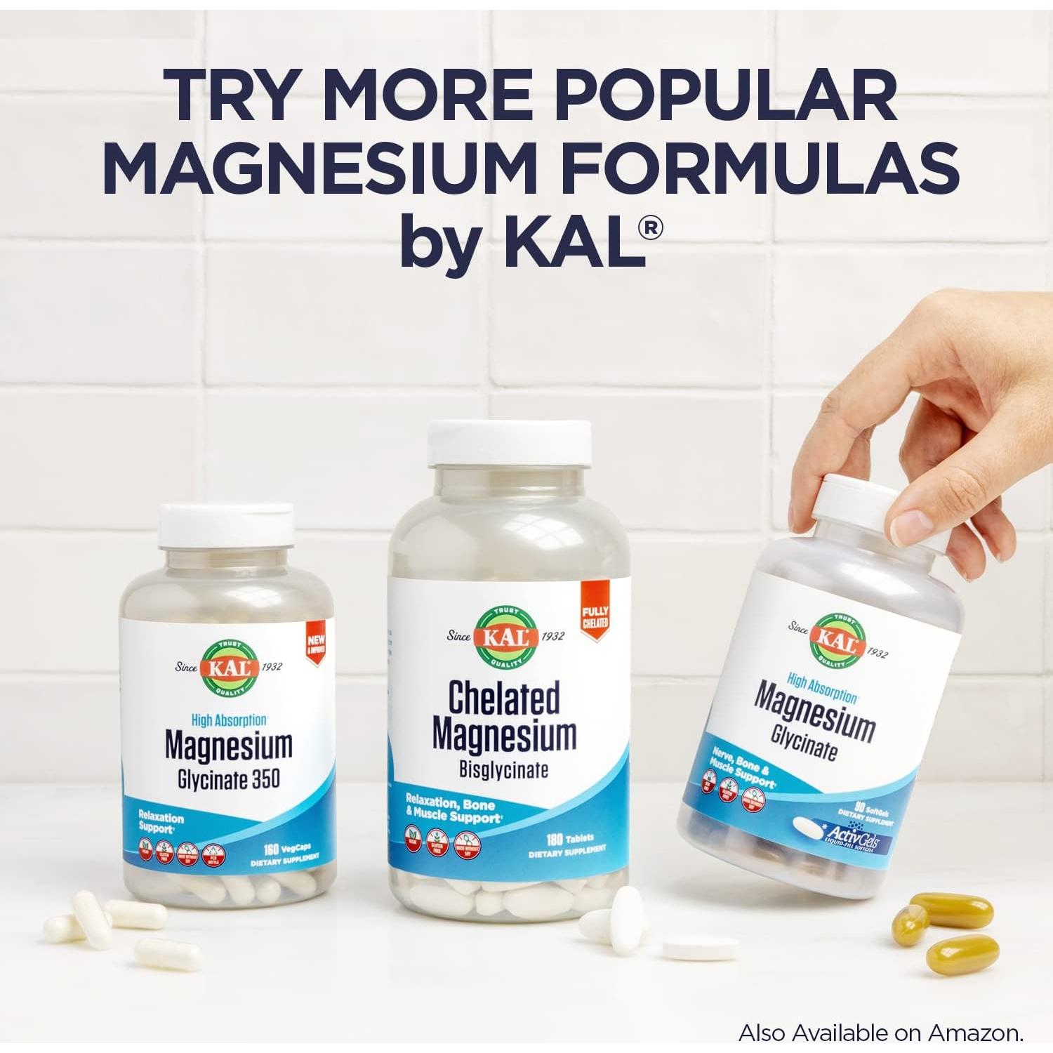 Suplemento KAL Cal-Citrate+ 1000 mg Calcio 500 mg Magnesio
