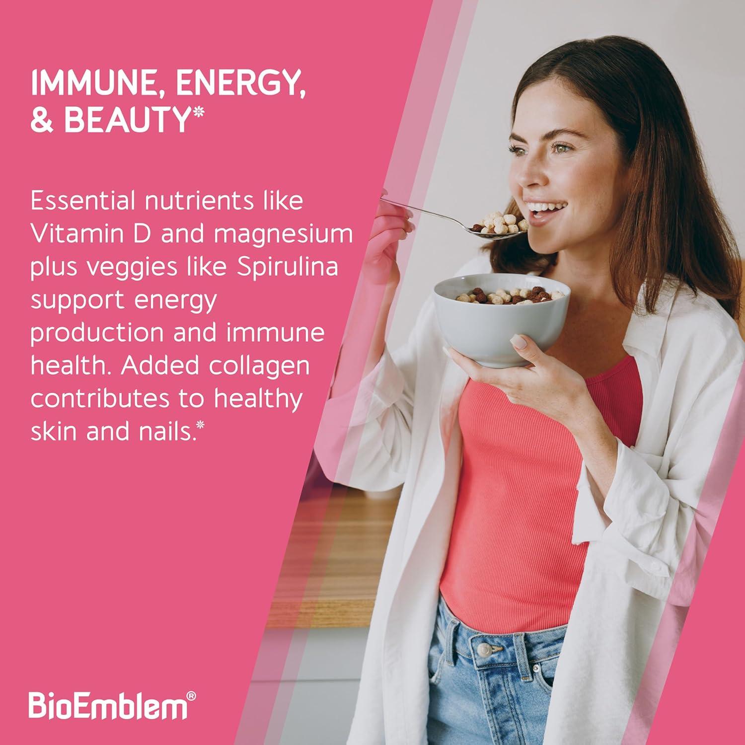 Multivitamina para Mujeres BioEmblem + Polvo de Magnesio 350mg