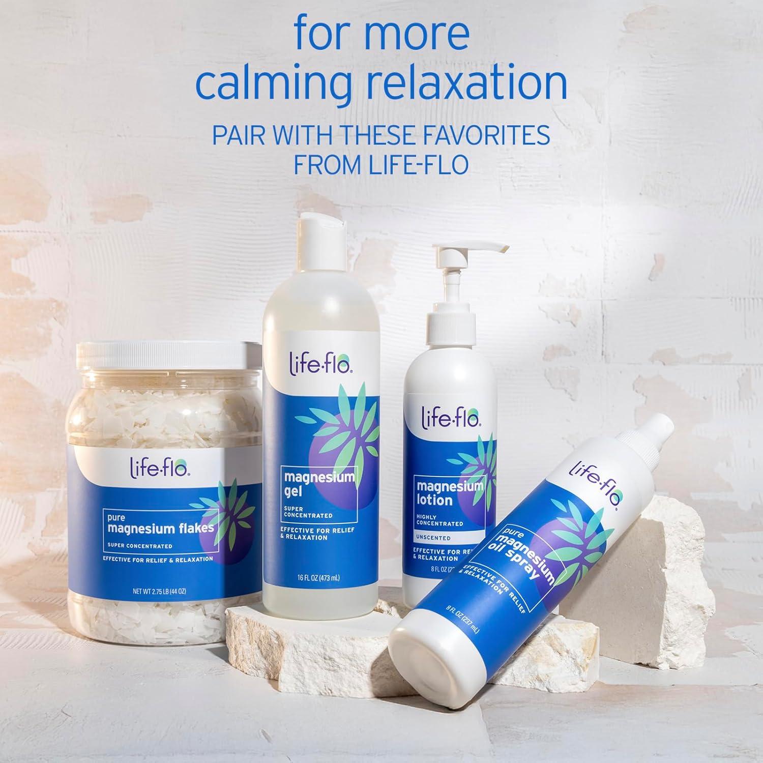 Loción de Magnesio Life-flo 236.6 ml Vainilla Alivio Muscular