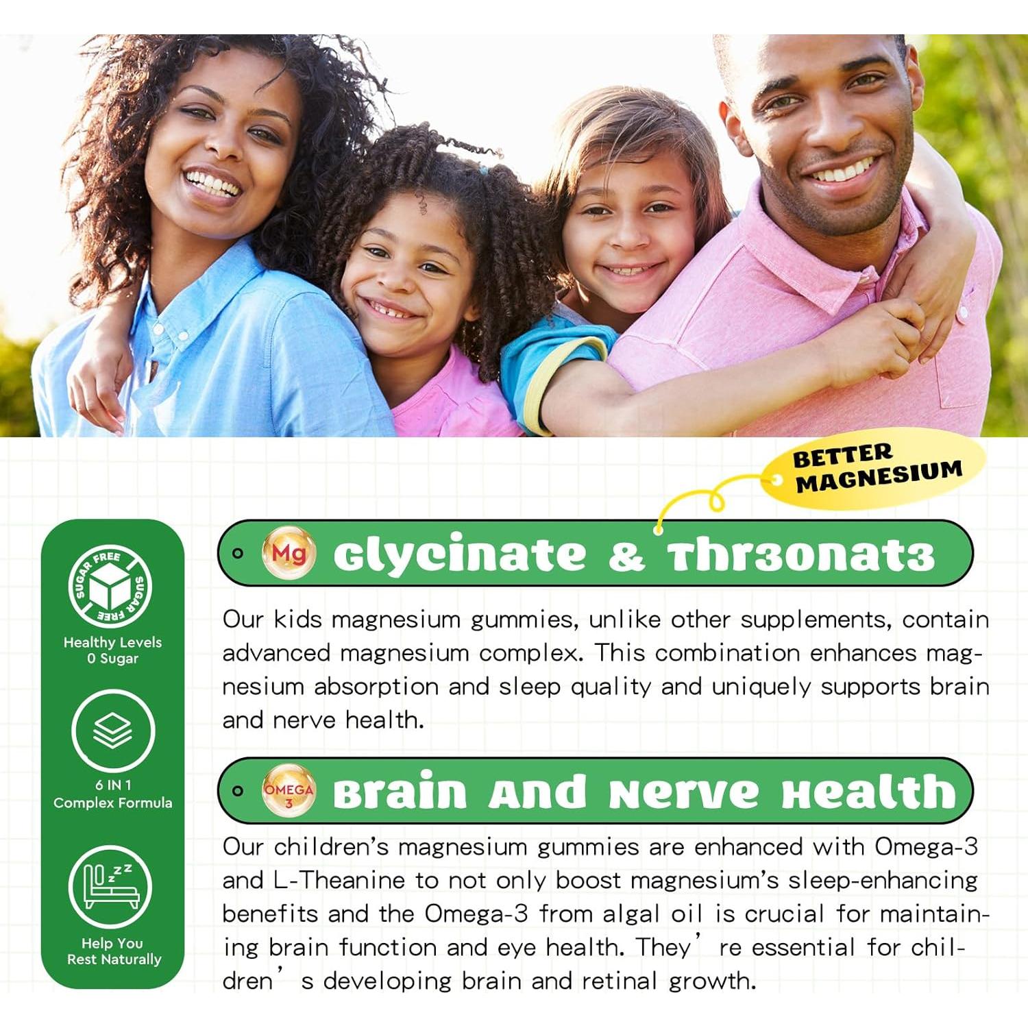 Gomitas de Magnesio ReviNutra 60 Unidades Fresa - Suplemento Calmante