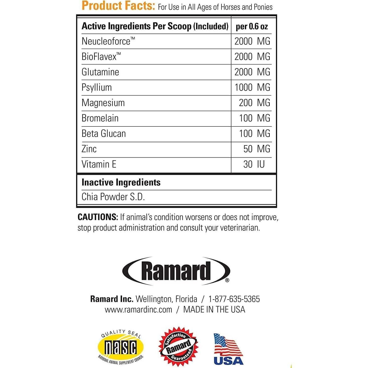 Suplemento Ramard Total Calm y Focus para Caballos 0.51 kg