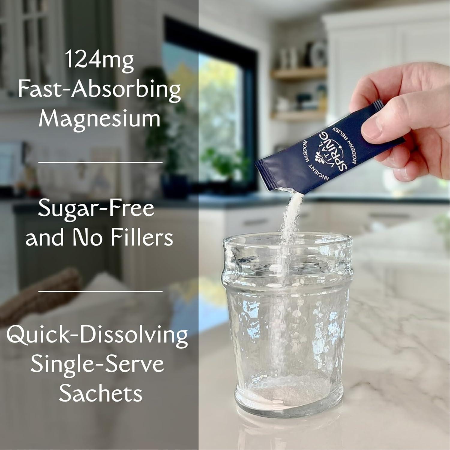 Sachets de Reposición Mineral Vital Spring 10 Unidades - Sin Azúcar