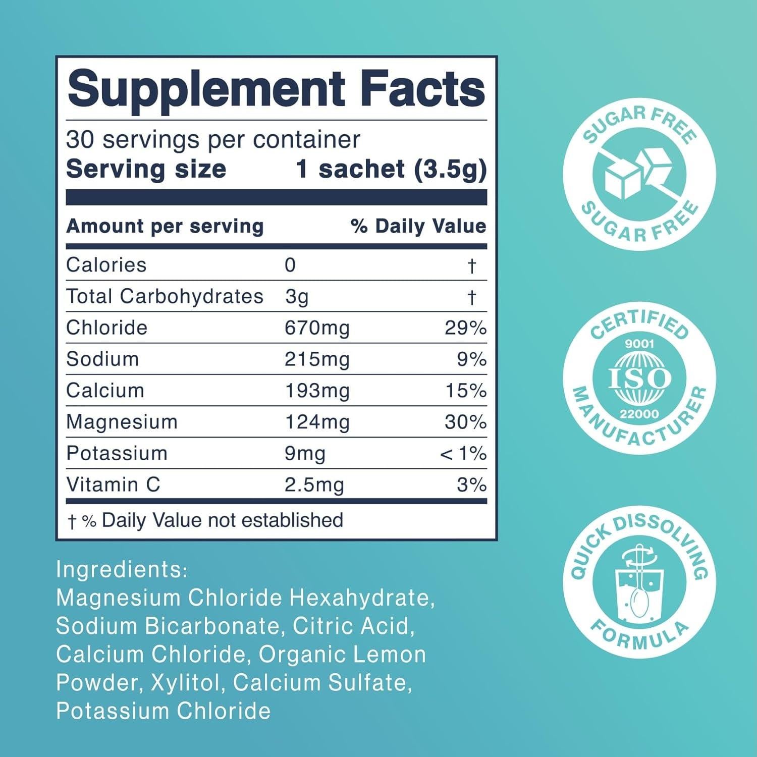 Sachets de Reposición Mineral Vital Spring 10 Unidades - Sin Azúcar