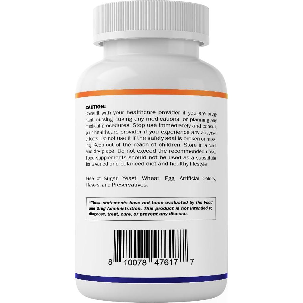 Gluconato de Magnesio Vitamatic 1000 mg - 180 Tabletas Vegetarianas