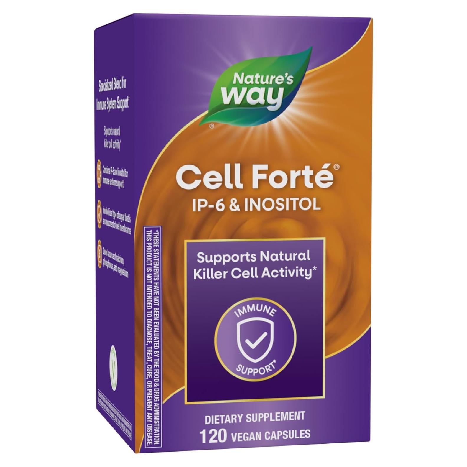 Suplemento Inmunológico Nature's Way Cell Forté IP-6 120 Cápsulas