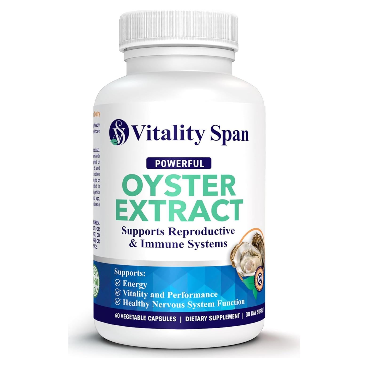 Extracto de Ostra Puro Joy for Joints 500 mg 60 Cápsulas Veganas