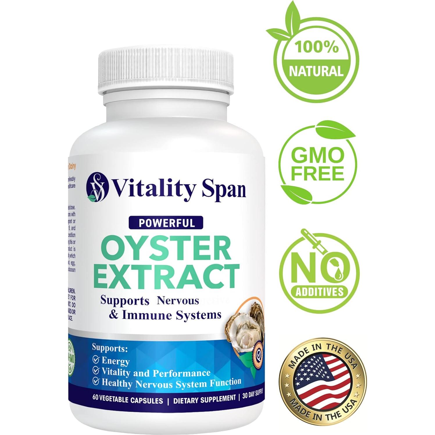 Extracto de Ostra Puro Joy for Joints 500 mg 60 Cápsulas Veganas