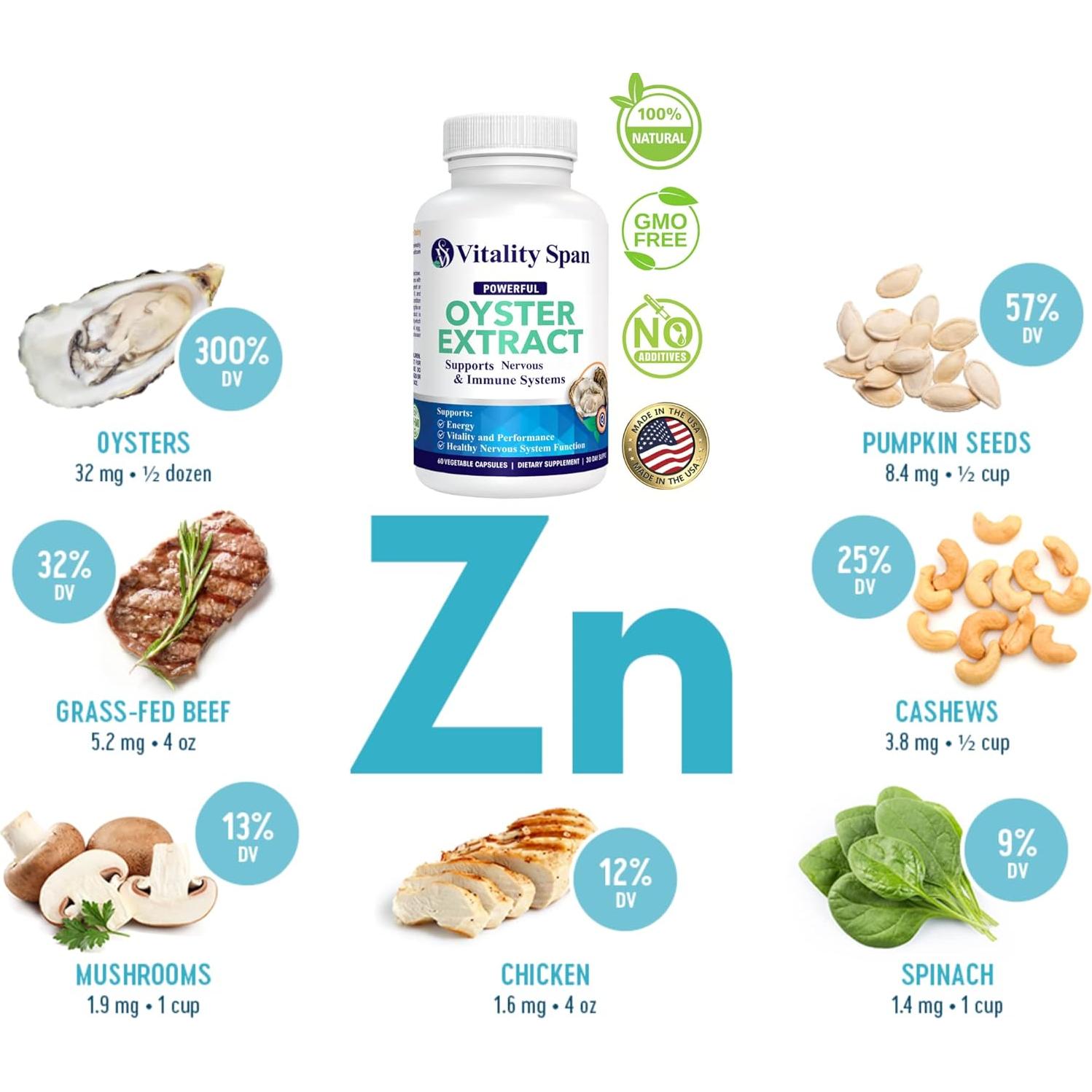 Extracto de Ostra Puro Joy for Joints 500 mg 60 Cápsulas Veganas