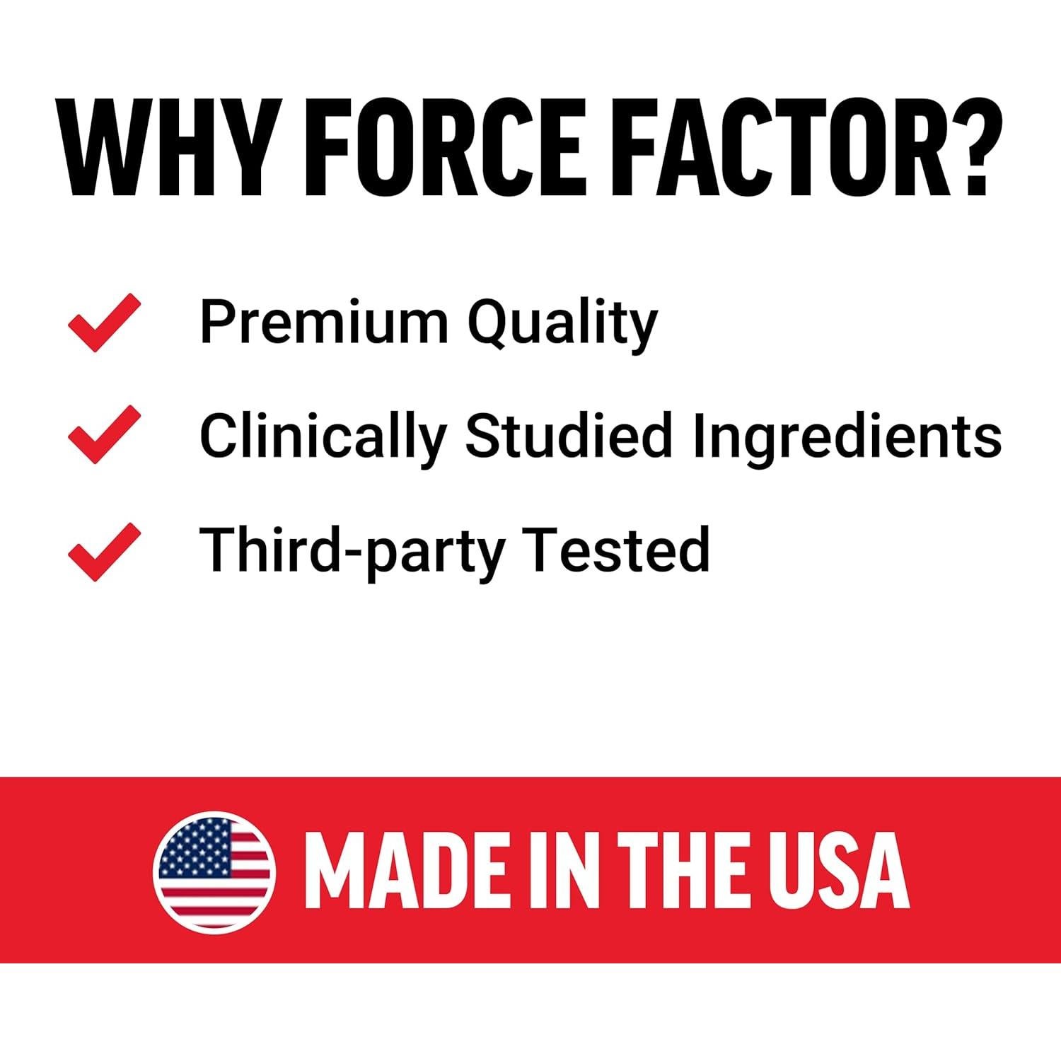 Cápsulas de Zinc L-Carnosina Force Factor 120 Veganas