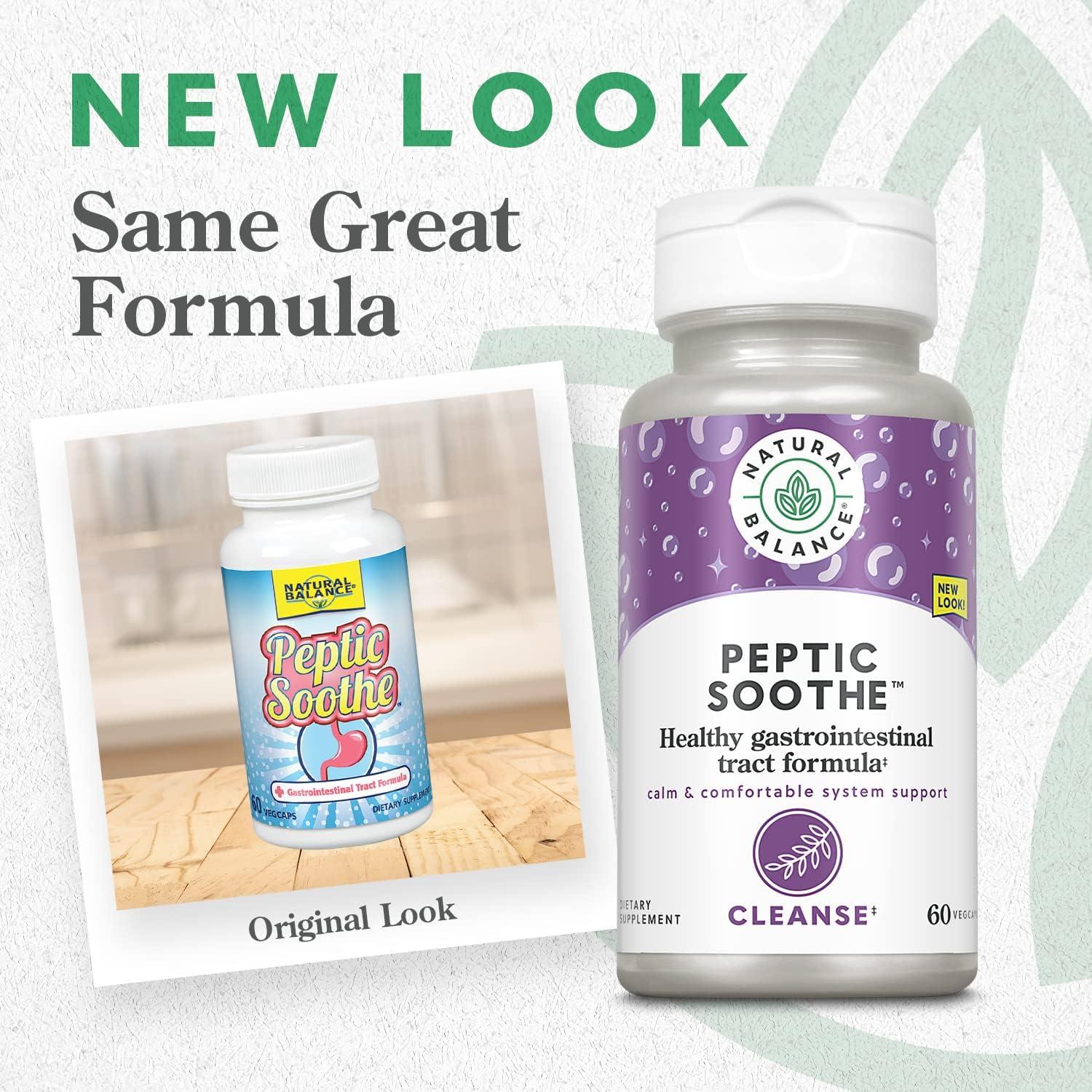 Suplemento Digestivo Natural Balance Peptic Soothe 60 VegCaps