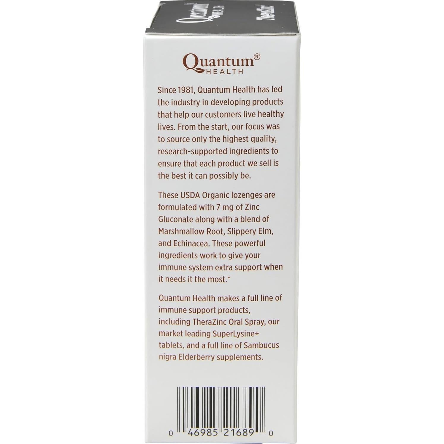 Lozenges de Zinc Orgánico TheraZinc 25 Unidades Sabor Naranja