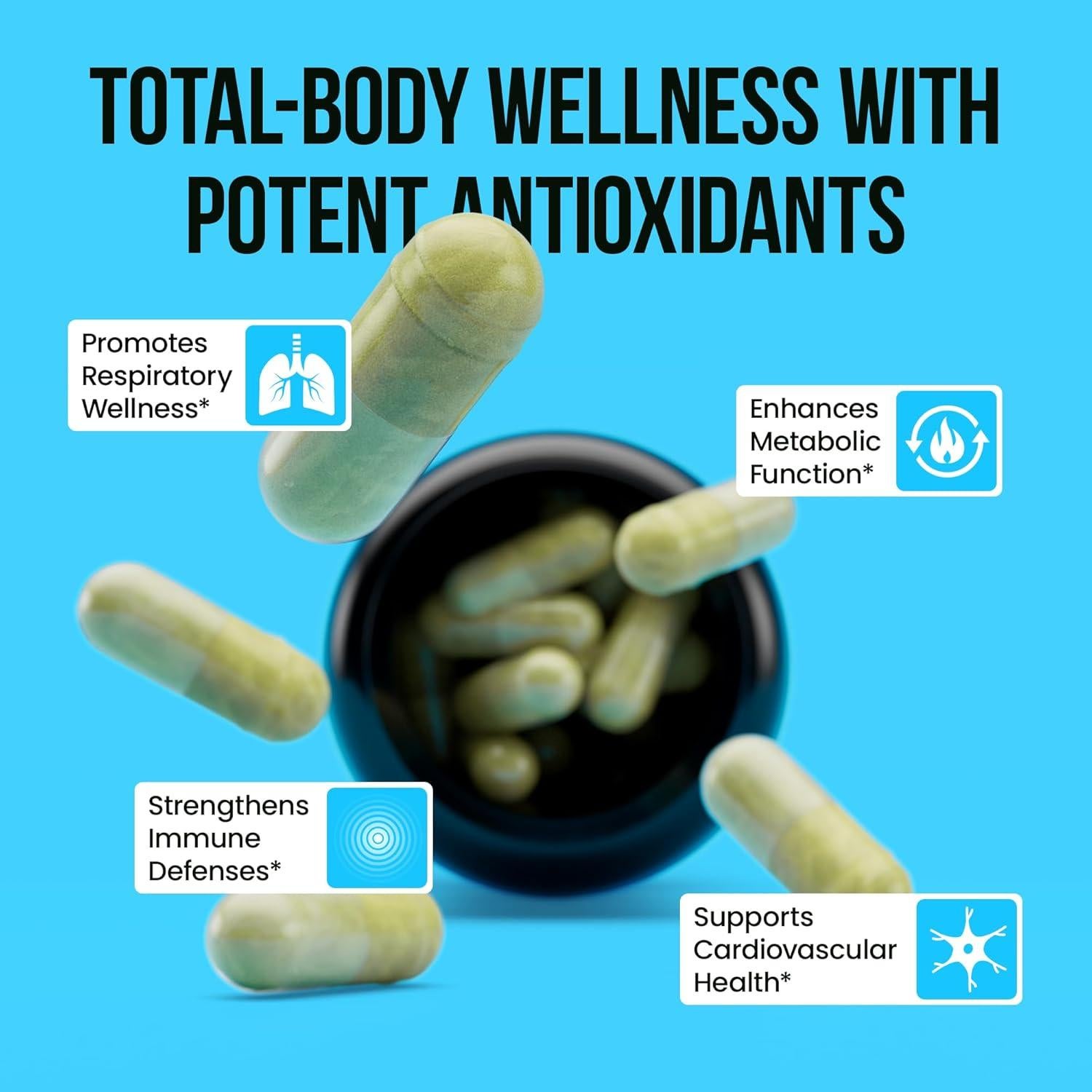 Suplemento Quercetina 500mg con Bromelina y Zinc 50mg