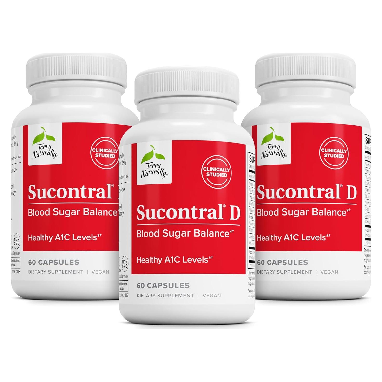 Suplemento Sucontral D Terry Naturally - B-Complejo y Folato - 60 Cápsulas