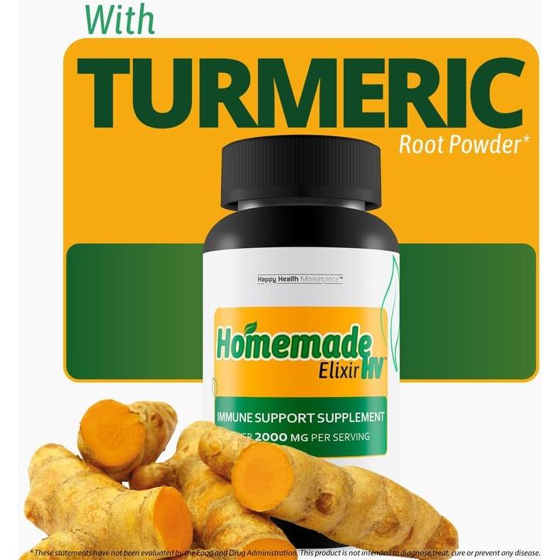 Elixir Casero HV - Suplemento Inmunológico Vitamina C D Zinc