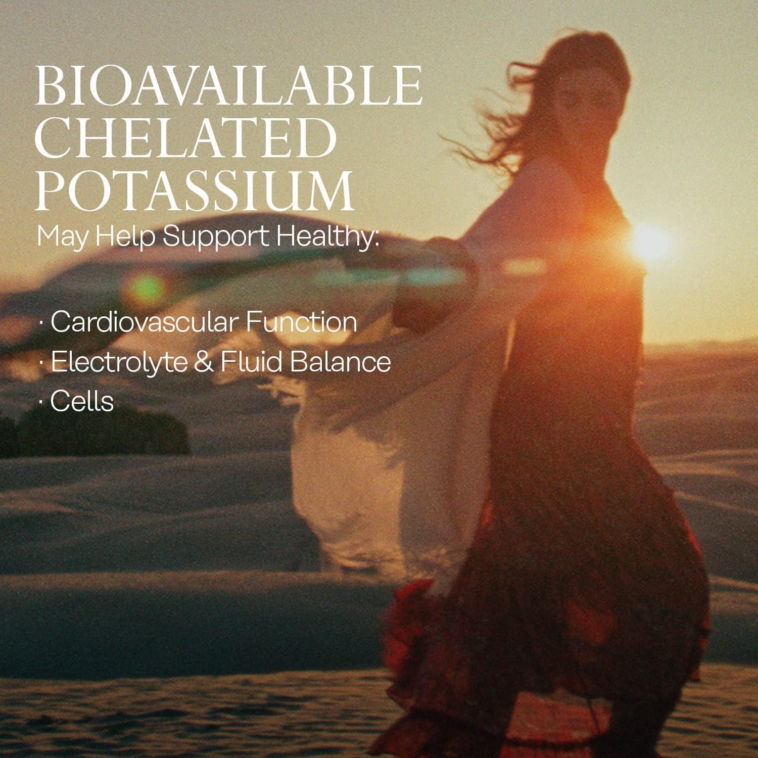 Suplemento Quelado de Potasio Solaray 100 Cápsulas 85g