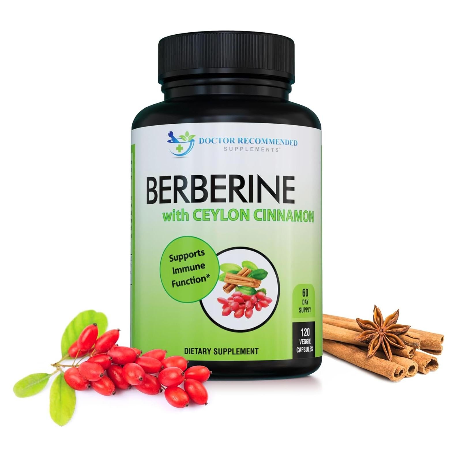 Berberina con Canela de Ceilán 1200mg - 120 Cápsulas Vegetales