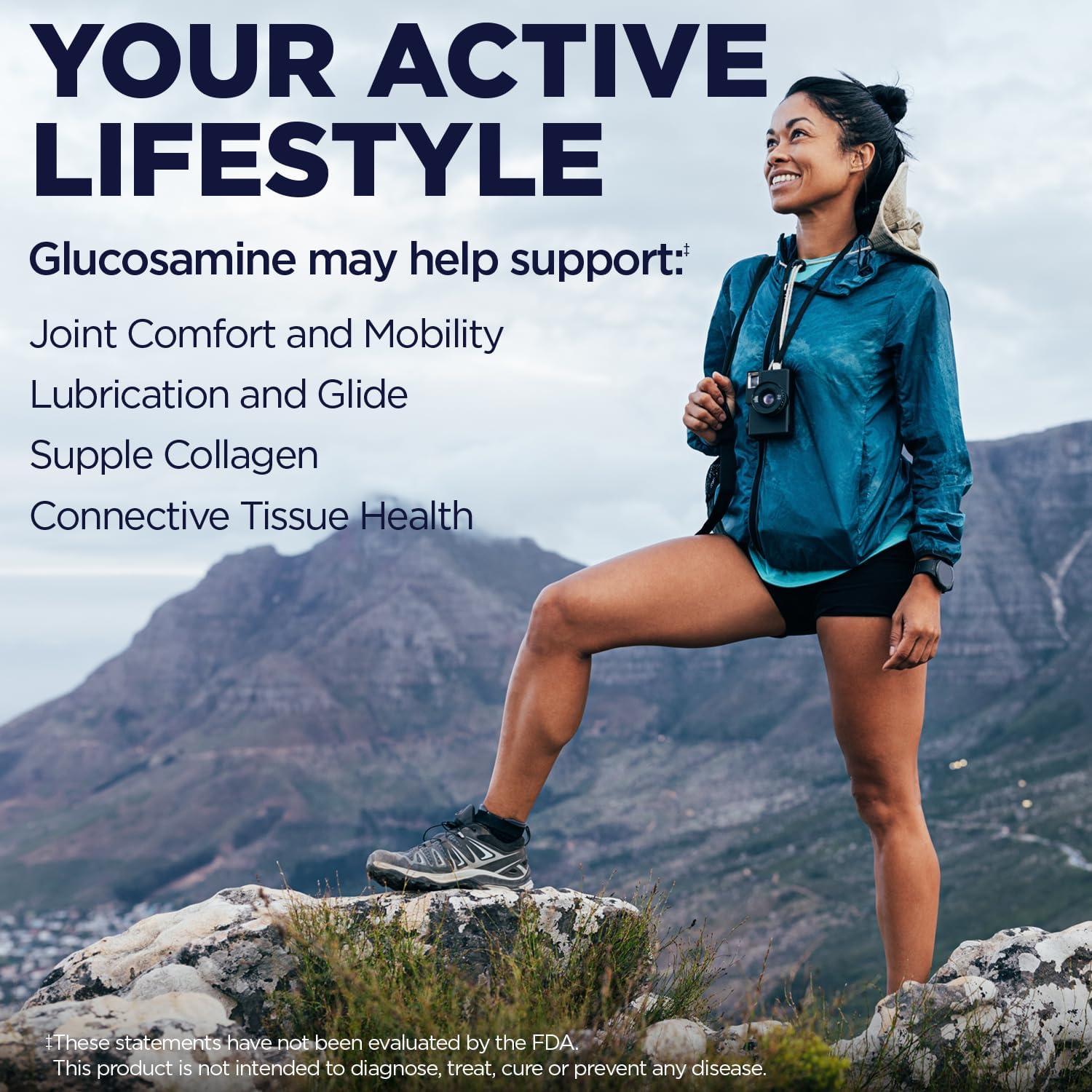 Suplemento KAL Glucosamina 1000 mg Vegano 60 Tabletas