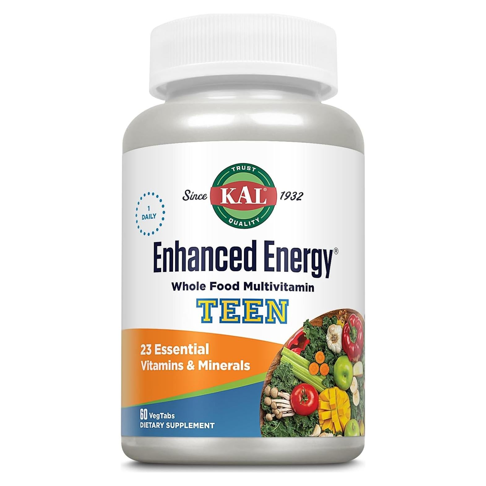 Kal Multivitamínico Energético para Adolescentes 60 Tabletas