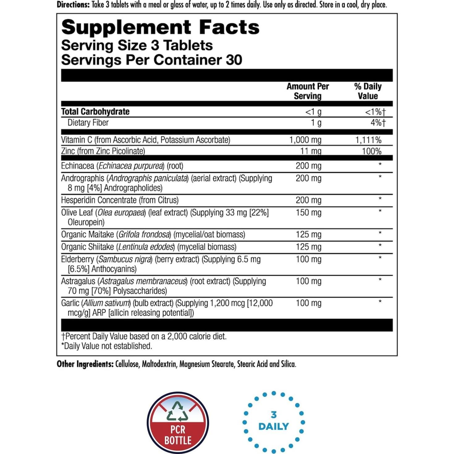 Tabletas de Bienestar KAL 90 unidades - Apoyo Inmunológico